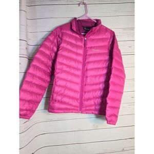 Marmot Quasar 800 Fill Down Puffer Jacket Pink Womens Large Y77660